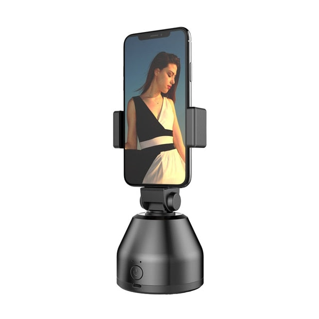 Smart Face Tracking Object 360° Rotation Tripod Auto Face&amp;Cell Phone Holder For Photography/Makeup/Vlog/YouTube/iPhone/Android